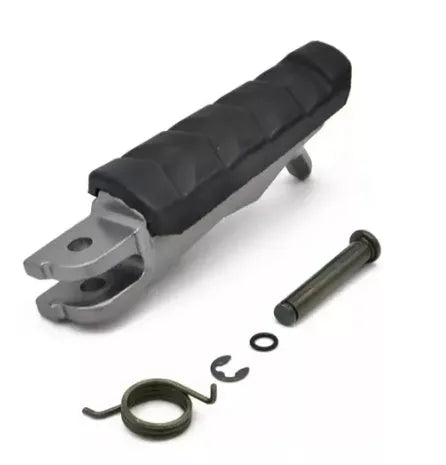 Right steel foot pedal for Italika 250z motorcycle black colour