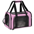 Pet travel backpack in cationic linen with polyester interior 44x28x28cm available in multiple colours