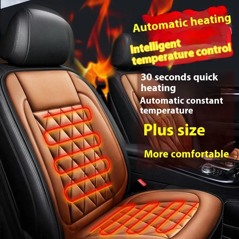 Winter solid colour car plush warm cushion in black with synthetic fibre filler