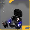 Colourful Ears black wireless gaming earbuds with in-ear design and Bluetooth 5.0.