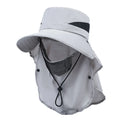 Men's adjustable drawstring fisherman hat with wide brim in army green colour