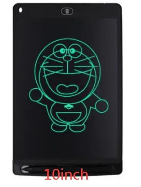 8.5 inch LCD electronic drawing board writing tablet in blue with pen, one-button lock and clear screen functions