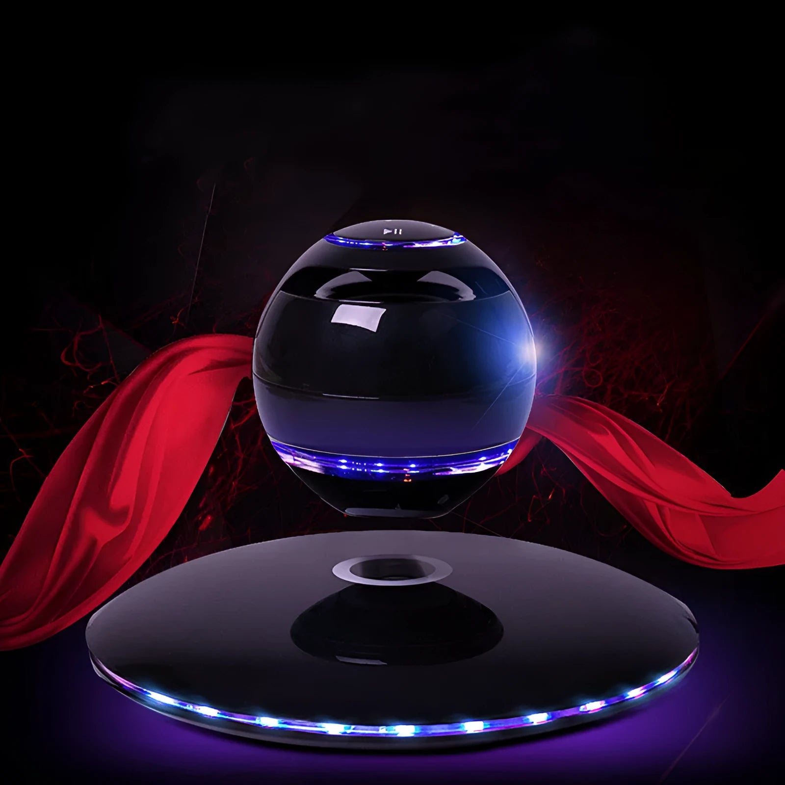 Creative Toys black technology wireless Bluetooth speaker in white or black plastic casing with 10m range