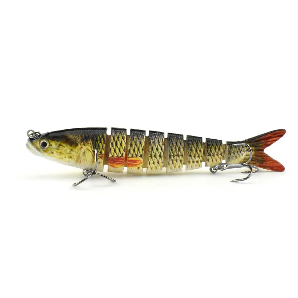 133mm bionic hard bait fishing lure in a fish shape, showing colour options.