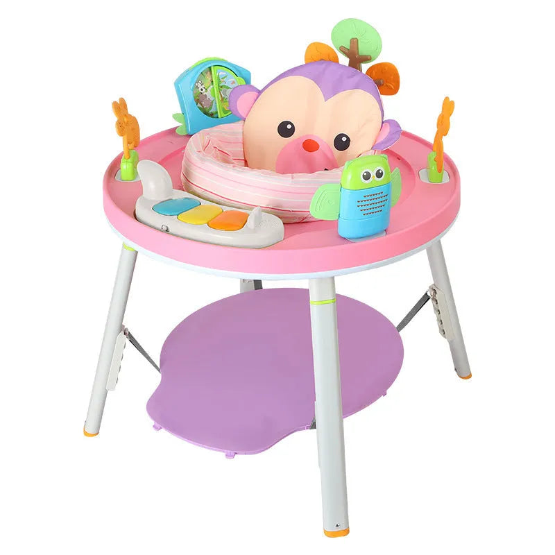 Three-in-one baby jumping chair bouncing gymnastic rack with interactive toys in Yaya duck design