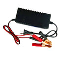 12V 3A battery charger for motorcycle, car, and electric vehicle lead acid batteries with dual-standard model options
