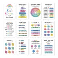 Twelve mental health posters on coated paper with bright film finish, 255x355mm size
