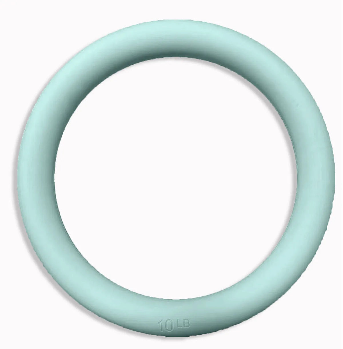 Glossy yoga weight ring in 5 lb or 10 lb silicone iron, available in black, pink, gray green, milk tea, flesh pink, and beige.