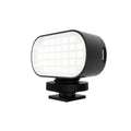 ST-30 black mobile phone fill light with adjustable brightness and six colour palettes for photography