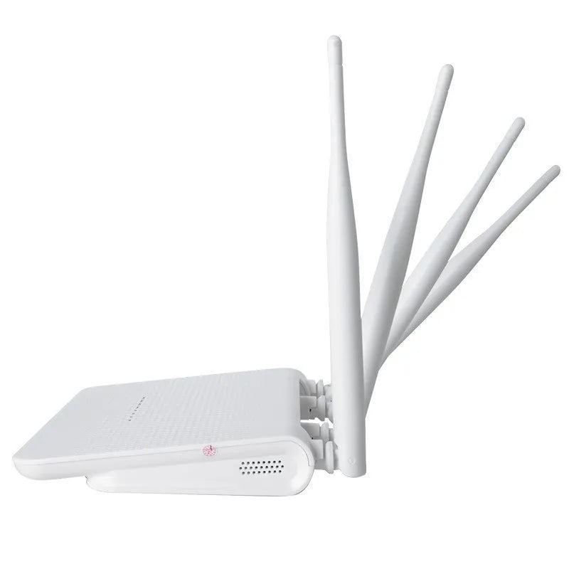 CPE210 4G wireless router in white with EU power plug, 300Mbps WiFi speed, dimensions 24.3x14.6x5.5 cm