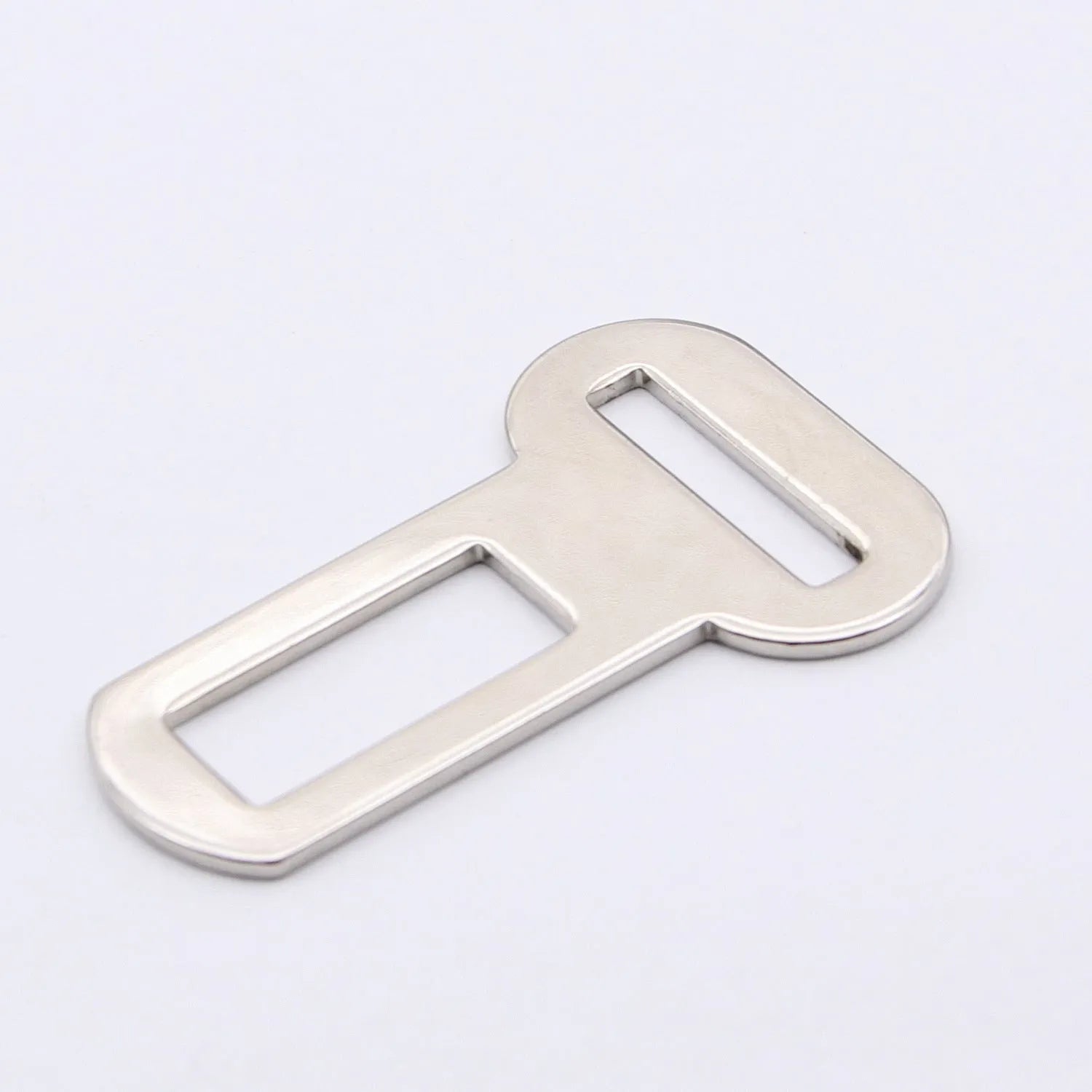 26mm silvery metal pet safety buckle for car seat belt and leash connections