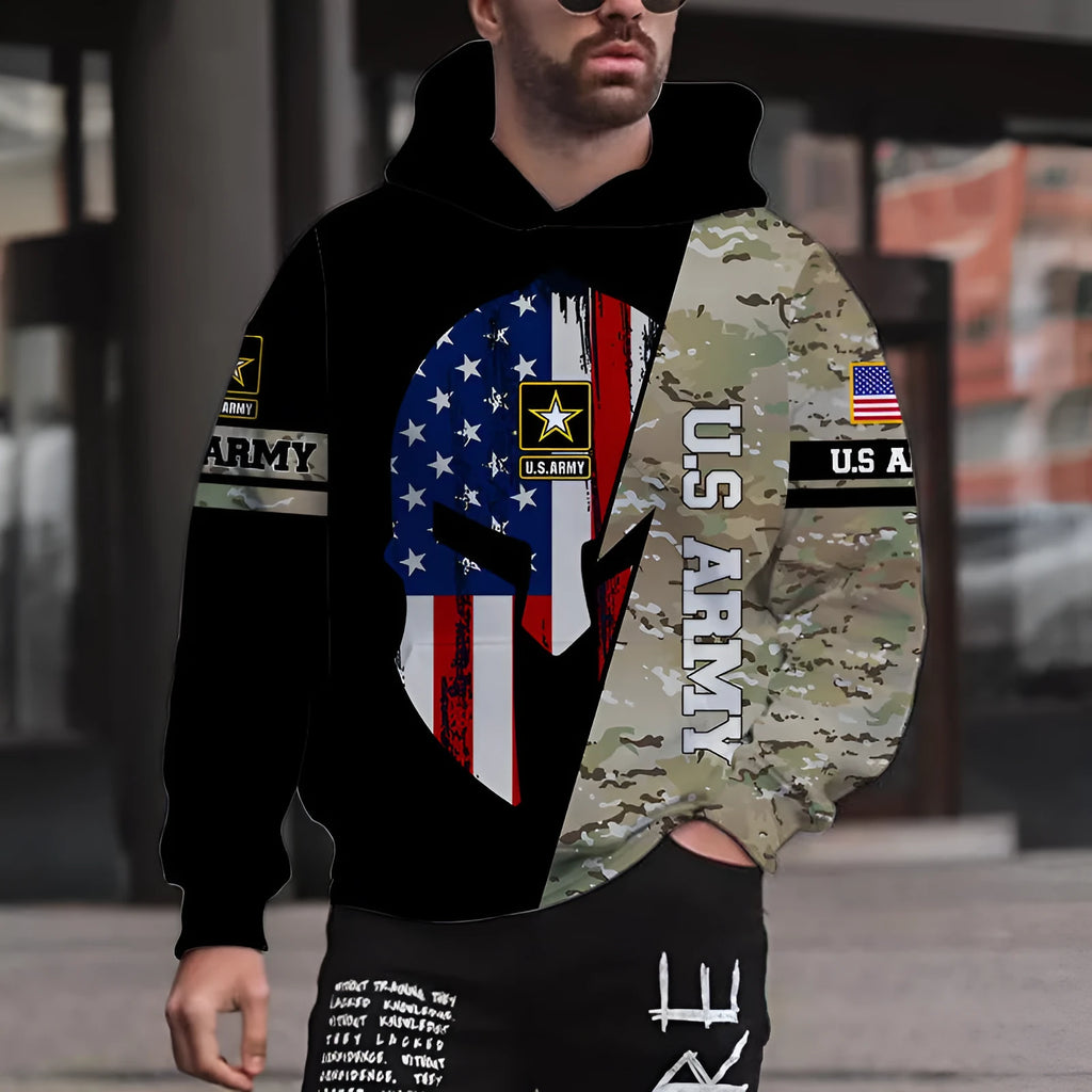 3D printed cardigan hoodie for men and women, Harajuku style, hooded, high collar, long sleeves, loose fit, sizes XXS to 6XL.