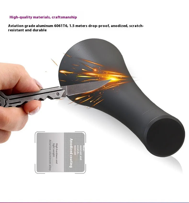 Aluminium UV flashlight for detecting pet urine stains and insects with USB-C charging port
