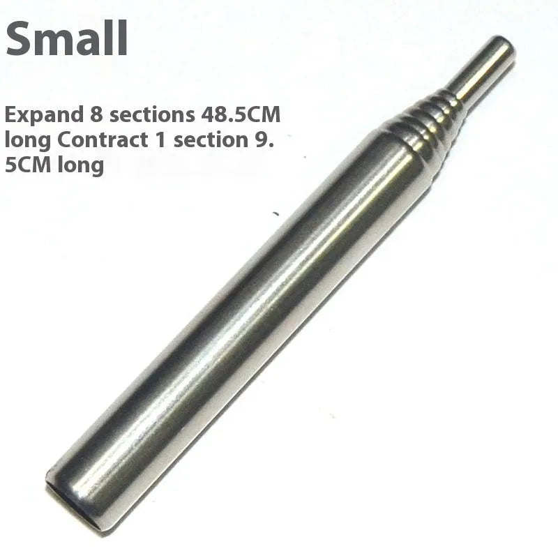 Stainless steel fire blowing stick for camping and picnic cookware