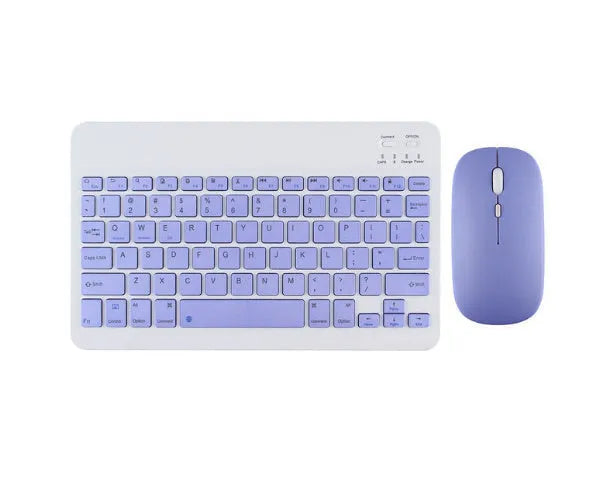 Bluetooth keyboard and rechargeable mouse bundle in multiple colour options including elegant white and dark night green
