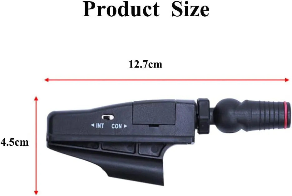 Black plastic golf putter laser aiming instrument for putting alignment practice