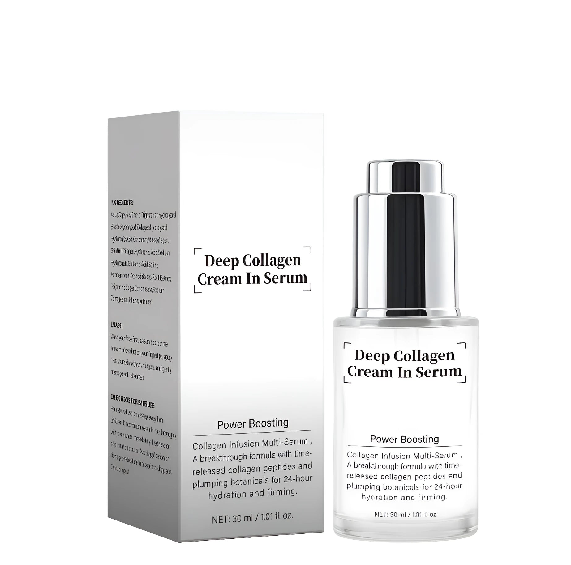 Deep Collagen Cream 30ml tube face moisturiser for hydration and anti-ageing