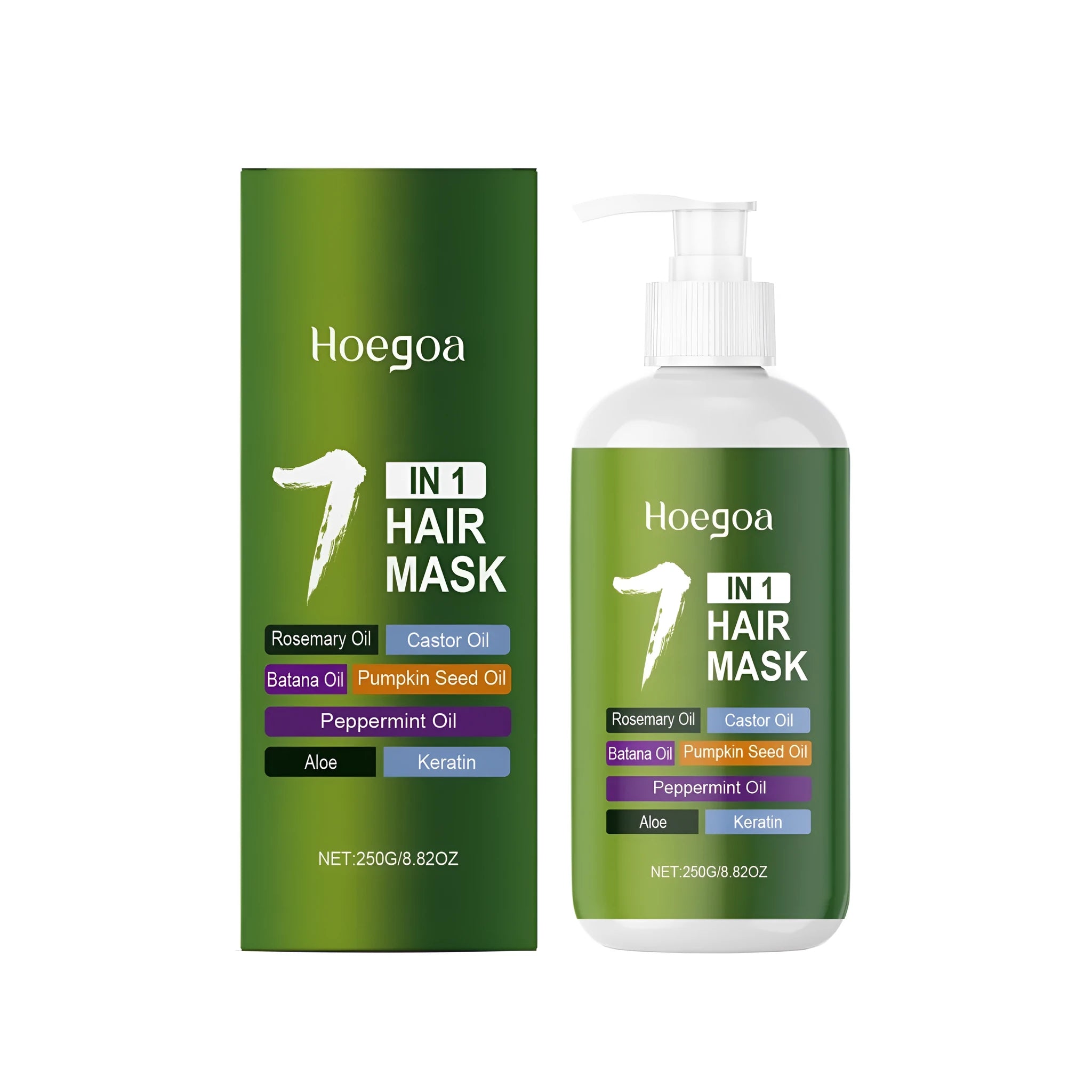 Moisturizing hair mask 250g tub with hydrolyzed keratin and aloe extract for dry damaged hair treatment