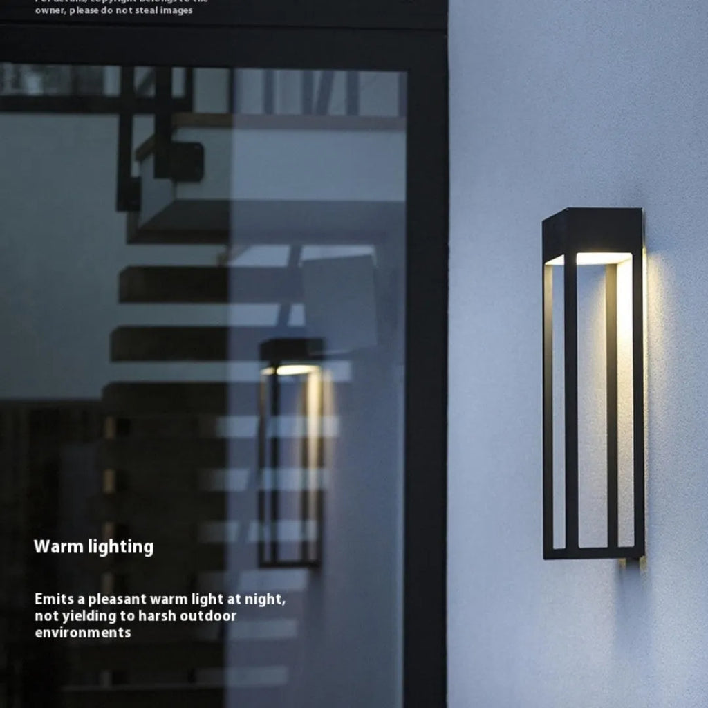 Outdoor stainless steel wall lamp IP54 350x150x100mm for villa exterior