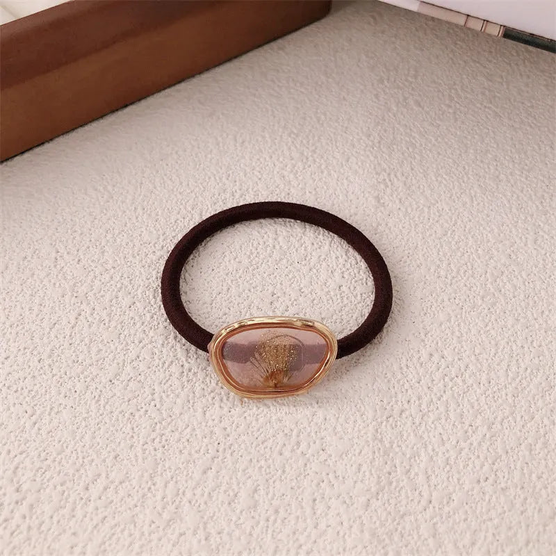Forehead fringe headdress alloy metal hairpin female pink heart shaped barrette