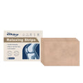 Joint And Muscle Soothing Patch 4 pack with wormwood leaves active ingredient, white patches on blue background