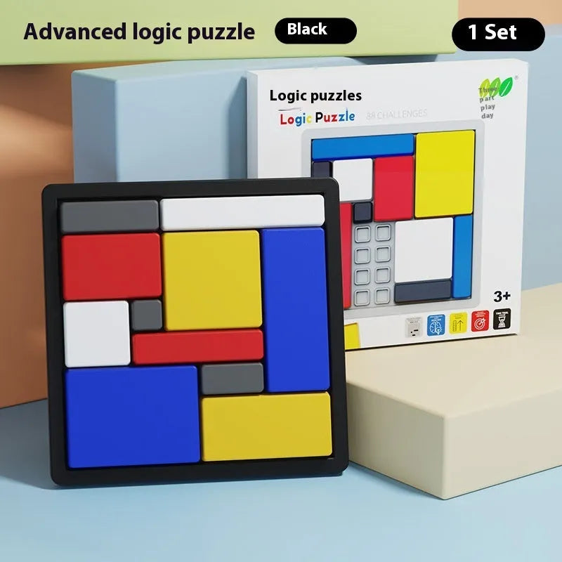 Children's logical thinking training puzzle board 13.4cm 88 levels ABS polypropylene with manual