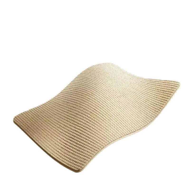 Sisal cat scratch board with sisal blanket covering in pastoral style, small and large size options