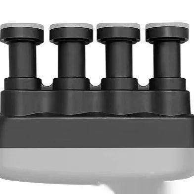 Finger strength trainer PP material 9x2x7cm in all black colour