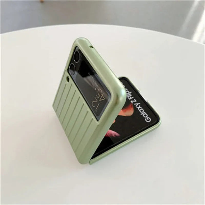 Ultra-thin flip case for Samsung Z Flip3 phone in choice of seven solid colours.