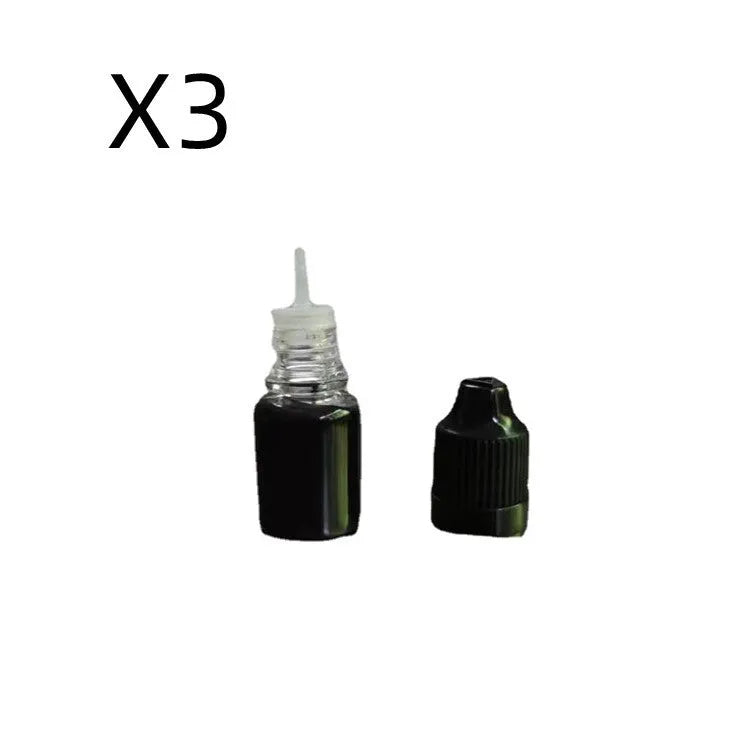 A 5ml bottle of black quick-dry confidentiality seal ink for security stamping.