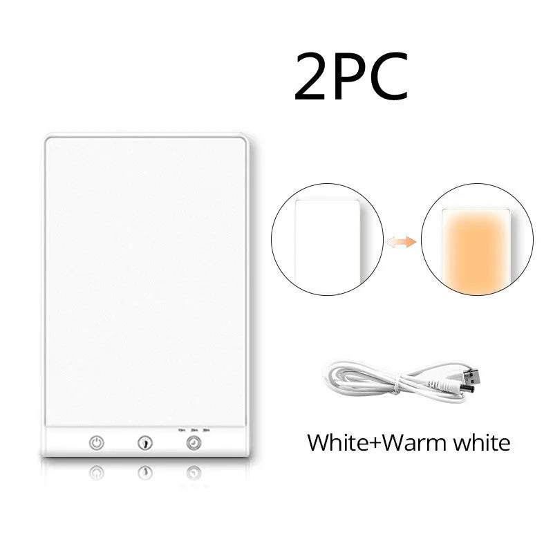 Modern bionic solar emotional lamp with touch controls and USB interface