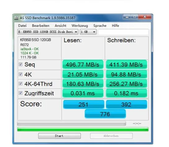 Thunder 2.5 inch SATA SSD, 100 x 70 x 7mm, with SMI controller and 3D NAND Flash