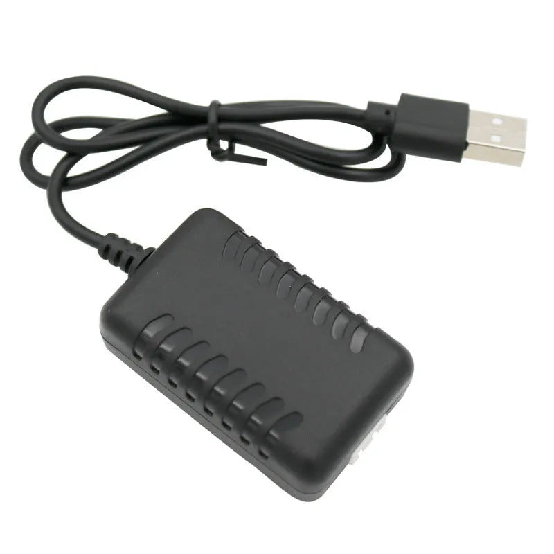 2S lithium battery balance USB charging cable for car model UAV, 7.4V 2000mA output, 15W, red charging indicator