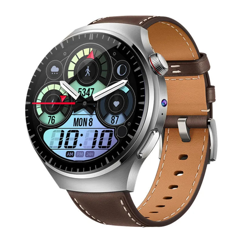 B14 smart watch with AMOLED screen, Bluetooth calling and health monitoring, in black or silver