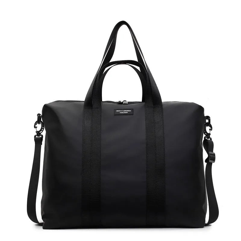 Lightweight Oxford cloth tote bag in black, grey or champagne with 20-35 litre capacity for business travel