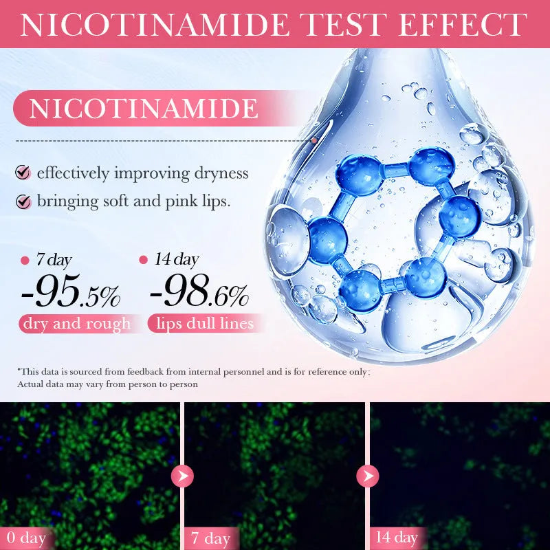 Pot of Nicotinamide, Ceramide and Vitamin C Lip Moisturising Mask, 10g