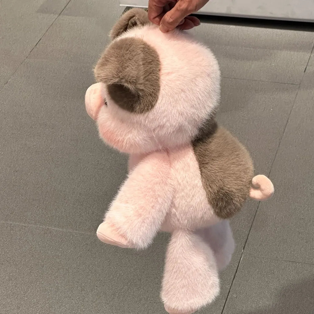 Cubs Little Fragrant Pig plush toy 45cm polyester stuffed animal standing on plain background