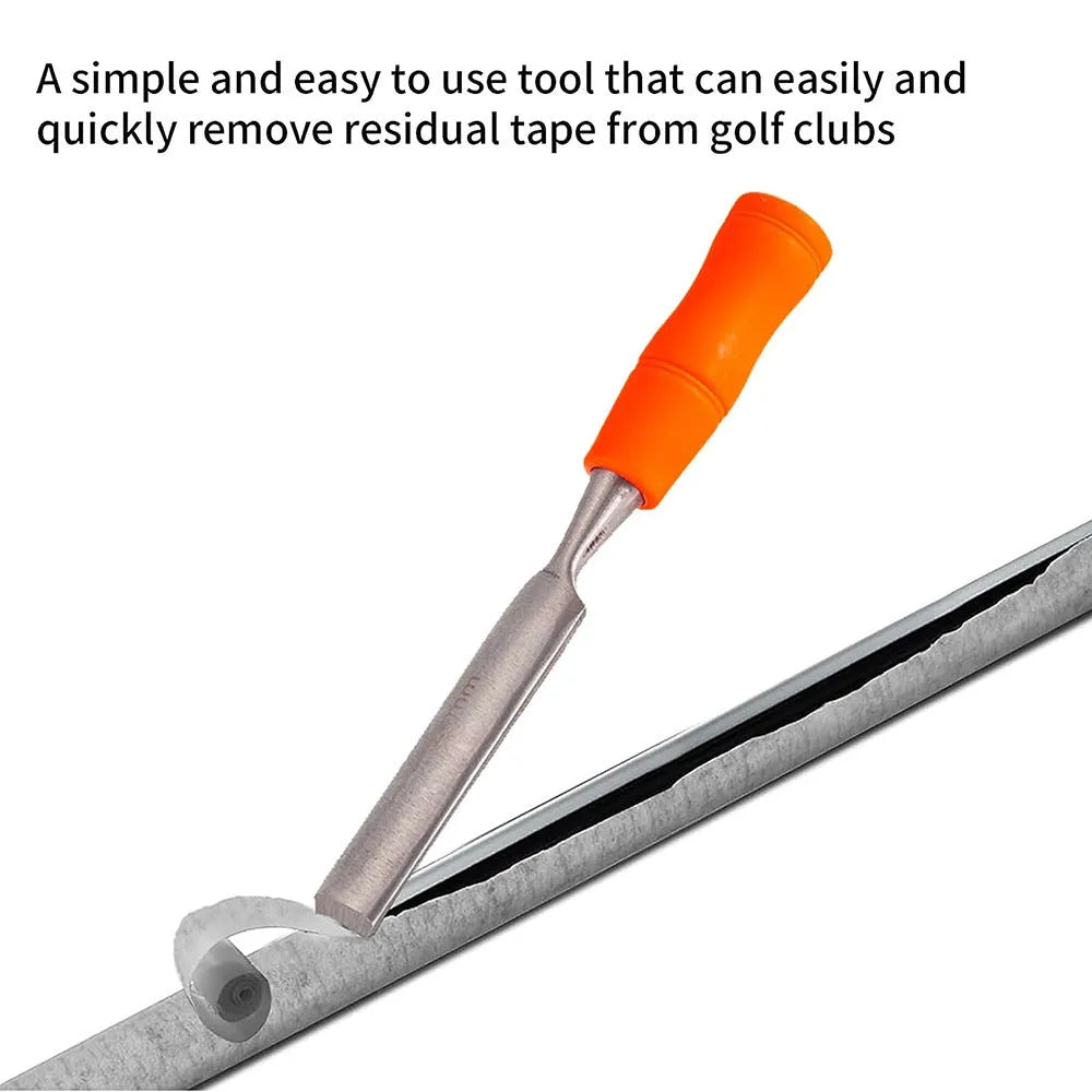 Golf club grip remover glue removal tool, available as 1 or 2 glue remover golf accessory