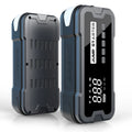 CY53 model black portable car jump starter power bank with digital screen and air hose