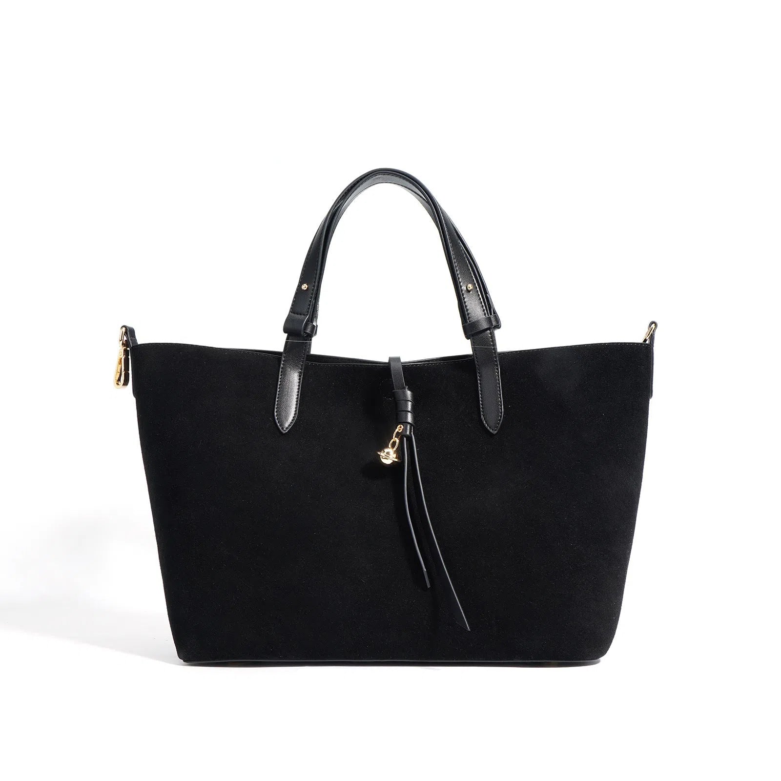 Maillard-style retro tote bag in olive green with document pocket and three-dimensional outer pocket