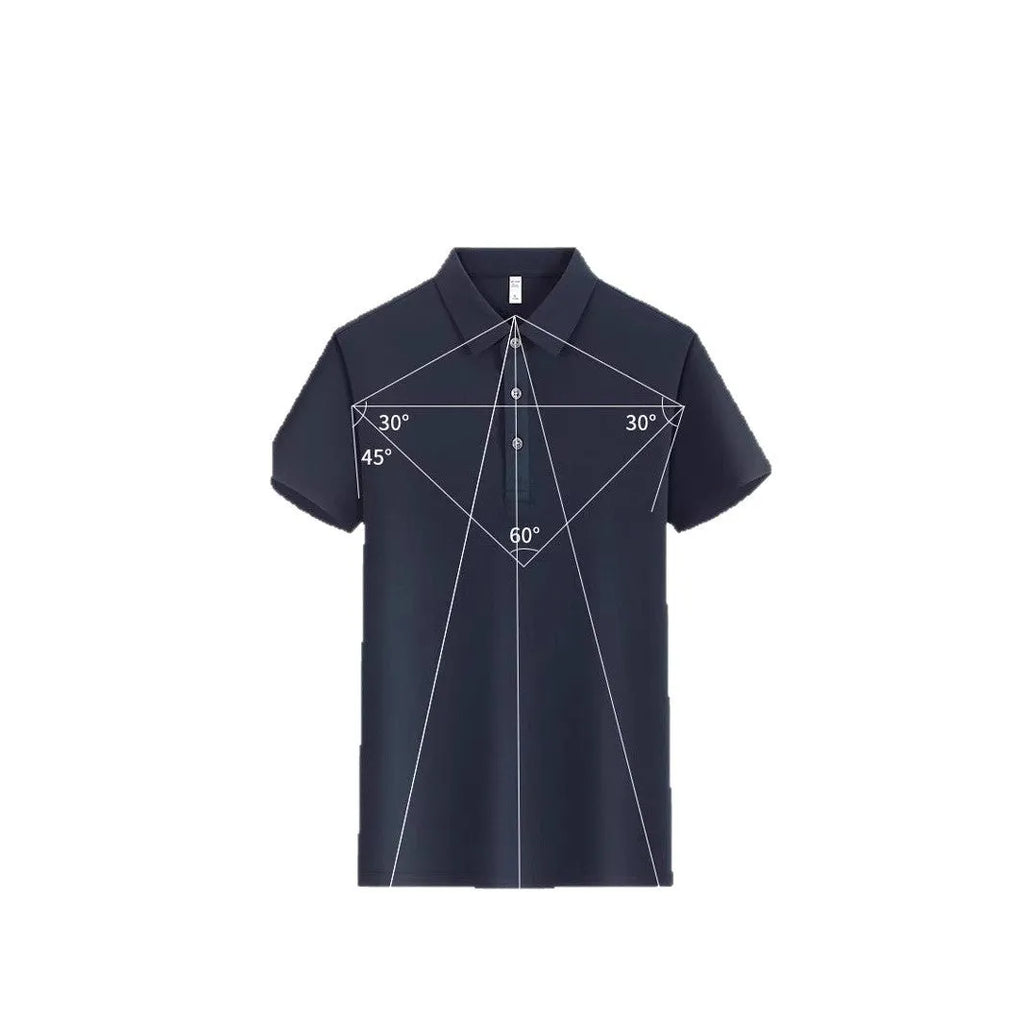 Men's cotton polo collar work shirt in multiple colours with short sleeves