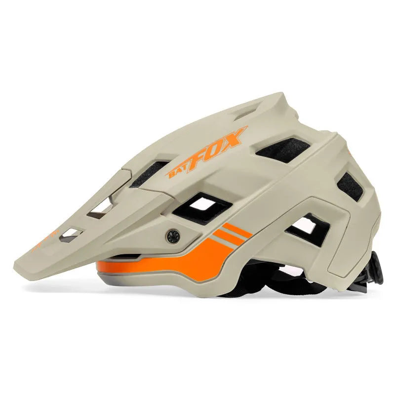 Mountain bike cross-country skateboarding helmet PC EPS hard shell in dark green, blue, black, orange, white, khaki colours, sizes L M XL