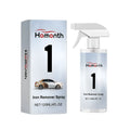 Automotive iron remover spray bottle with citric acid formula for rust removal