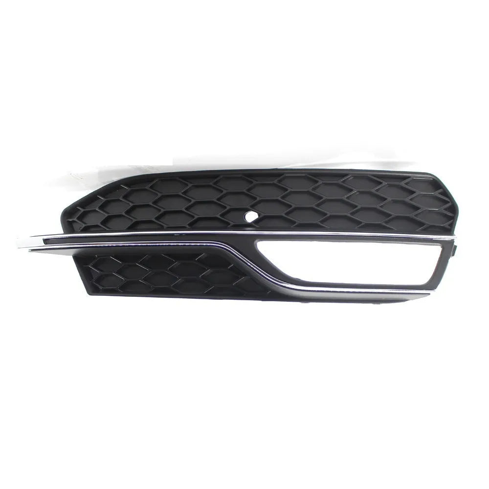 Black ABS replacement grille for Audi A3 S3 2013-2016 front bumper fog lamp ventilation