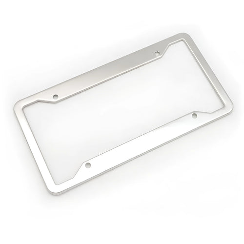 Aluminium alloy licence plate frame with stainless steel construction in 200x150mm dimensions