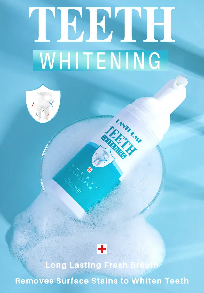 Teeth whitening mousse 50ml oral care foam for adult whitening cleaning