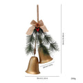 Red velvet bow bell pendant layout prop 50x30x20cm on display