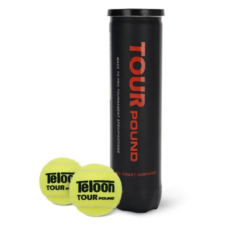 Tianlong P4 training tennis balls in a barrel pack 4 rubber practice balls