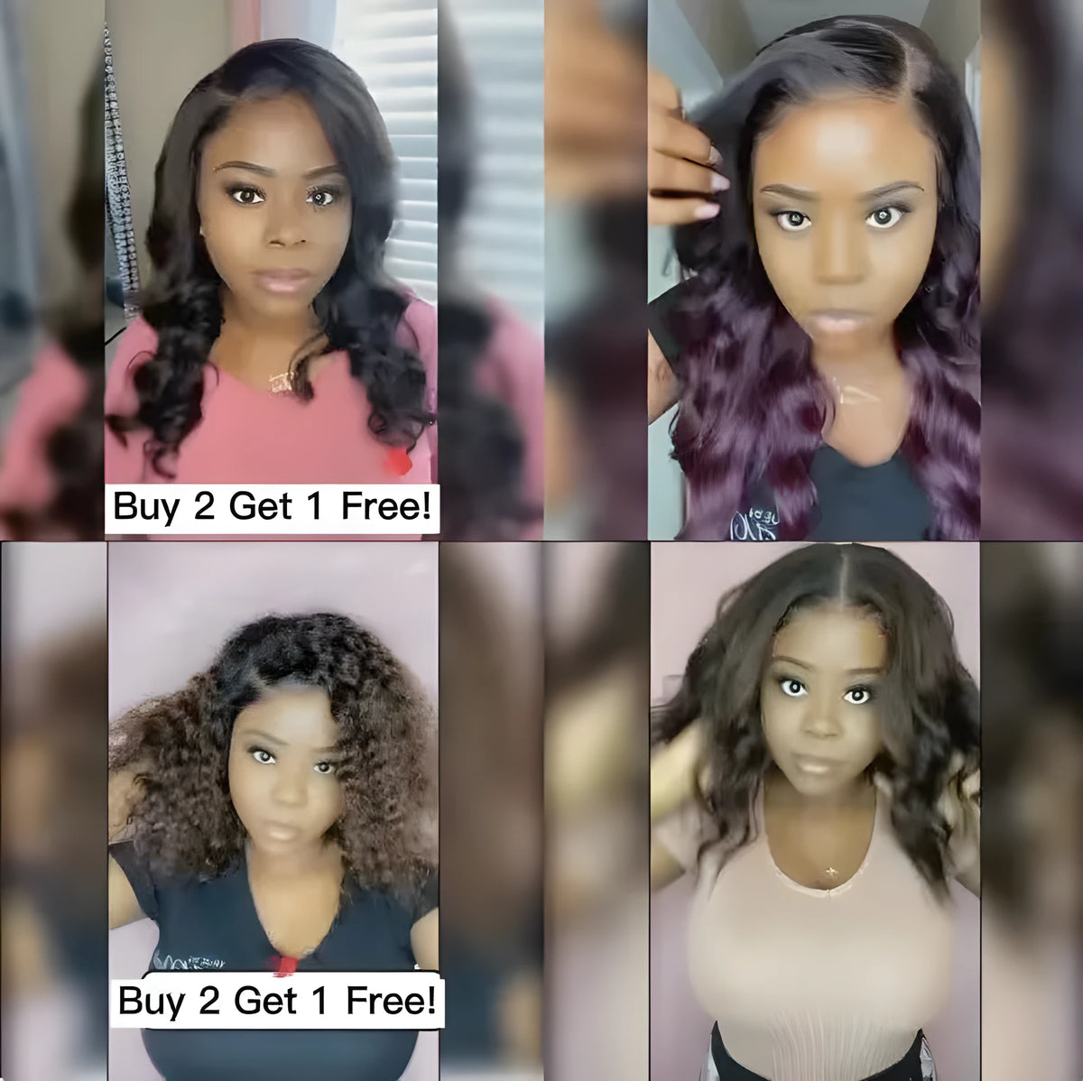 Women's medium and long curly wig in high temperature fibre, exotic style, colour Curly Hair 1