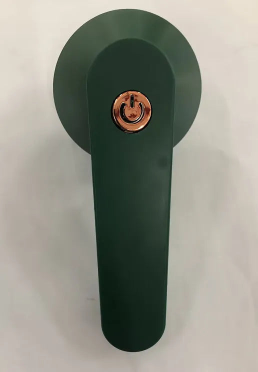 Green pilling ball remover fabric shaver with USB charging port, 8W, for removing lint and fuzz from sweaters